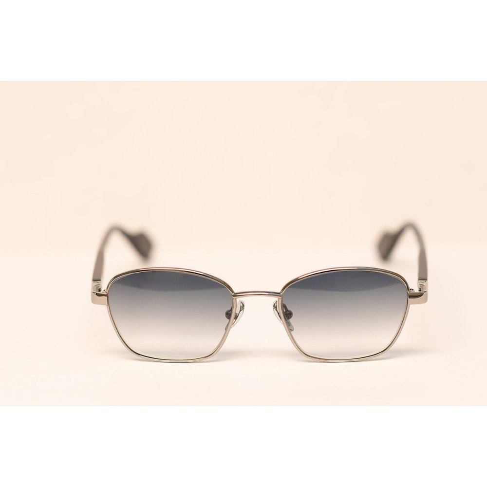 Ruthenium Unisex Blue Square Sunglasses - Delixs Eros DX006 03 VP07